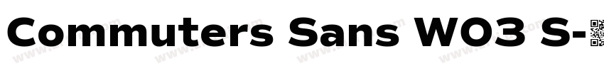 Commuters Sans W03 S字体转换